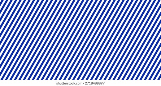 blue stripes on white background. Striped diagonal pattern Vector illustration of Seamless background Christmas or winter theme Background with slanted lines