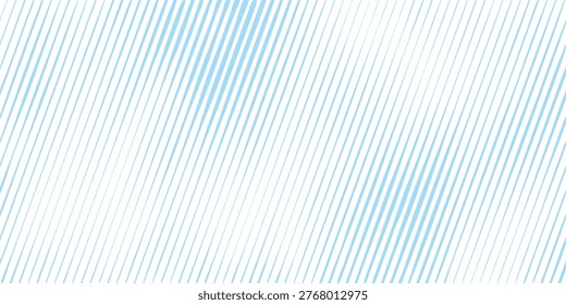 Blue stripes on white background. Striped diagonal pattern Blue diagonal lines background, Winter or Christmas theme 