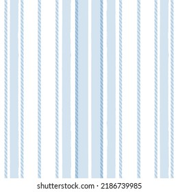 Blue stripes pattern, classic striped seamless background, Hand drawn brush strokes. vector stripes, cute paintbrush line backdrop