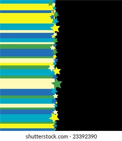 blue stripes stars
