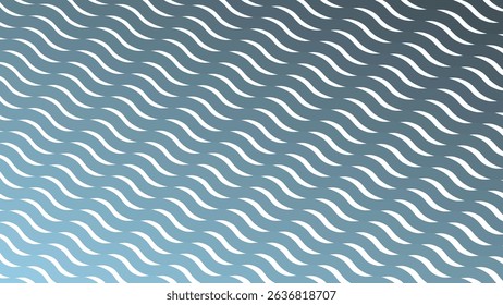 Blue Stripes Wave Line Abstract Background