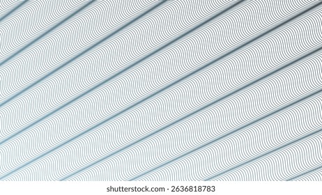 Blue Stripes Wave Line Abstract Background