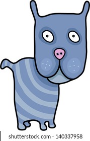 Blue stripey cat