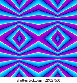 Blue strips (motion illusion). Seamless pattern.
