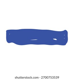 blue stroke shape hand drawn element