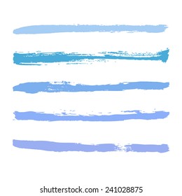 blue strokes of paint