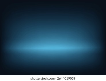 Vetor de fundo de estúdio azul da sala EPS10