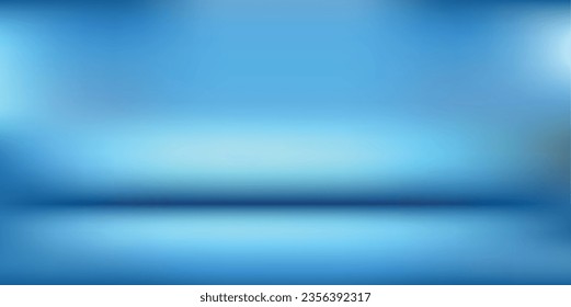 Blue studio gradient background spaces as contemporary background covers, wallpapers, brands, social media design