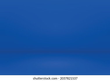 Blue studio room gradient used for colored background and your product display