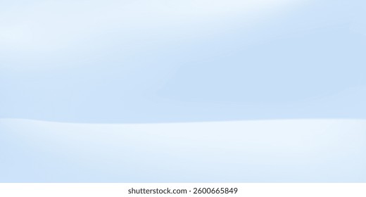 Blue studio room. Limbo light background. Abstract 3d backdrop for product presentation. Minimal wall scene. Showcase, promotion display modern arts gradient