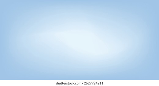 Quarto de estúdio azul. Fundo de luz limbo. Fundo 3d abstrato para a apresentação do produto. Mínima cena de parede. Exibição, exibição de promoção