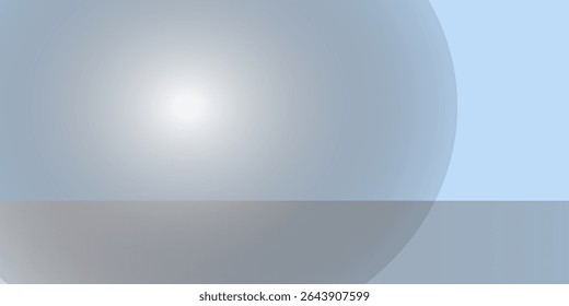 Blue studio room. Limbo light background. Abstract 3d backdrop for product presentation. Minimal wall scene. Showcase, promotion display modern