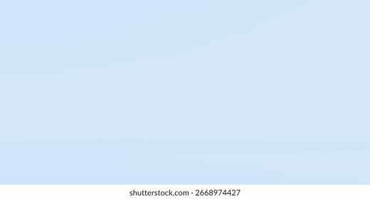 Blaues Studiozimmer. Heller Limbo-Hintergrund. Abstrakter 3D-Hintergrund für Produktpräsentation. Minimale Wandszene
