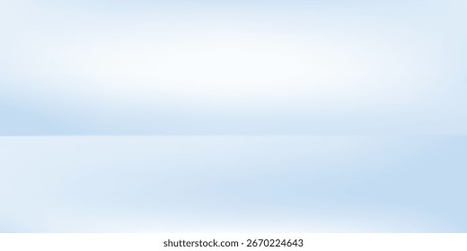 Habitación de estudio azul. Limbo de fondo claro. Abstractas 3D telón de fondo abstracto moderno