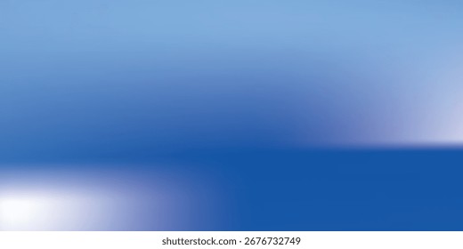 Quarto de estúdio azul. Fundo de luz limbo. Fundo 3d abstrato para a apresentação do produto. Mínima cena de parede. Exibição de apresentação, promoção. Ilustração de maquete de estágio de vetor