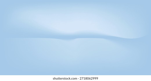 Habitación de estudio azul. Limbo de fondo claro. Abstractas telón de fondo 3D para la presentación del producto. Escena de pared mínima. Escaparate, exhibición de la promoción

