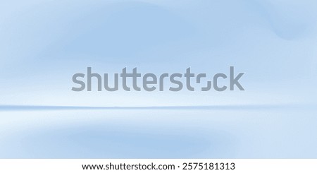 Blue studio room. Limbo light background. Abstract 3d backdrop for product presentation. Minimal wall scene. Showcase, promotion display modern
