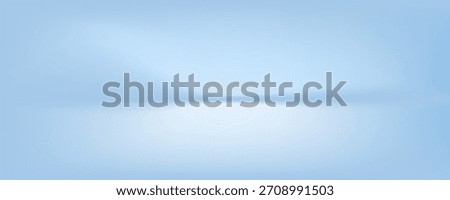 Blue studio room. Limbo light background. Abstract 3d backdrop for product presentation. Minimal wall scene. Showcase, promotion display