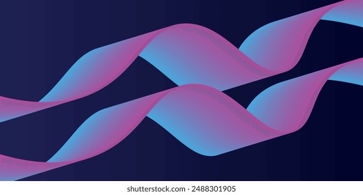 Blue studio room, podium background. 