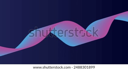 Blue studio room, podium background. 