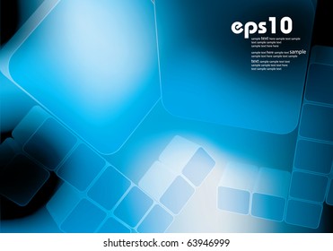 Blau-stylischer Hintergrund - Vektorgrafik