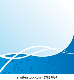 Blue stylish fantasy background