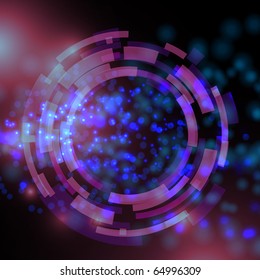 Blue stylish fantasy background