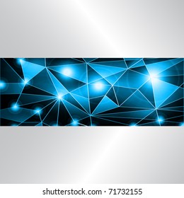 Blue stylish fantasy background