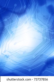 Blue stylish fantasy background