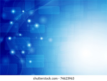 Blue stylish fantasy background