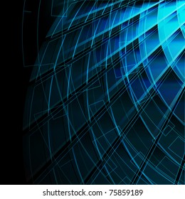 Blue stylish fantasy background