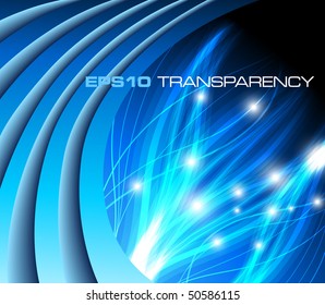 Blue stylish fantasy background - vector illustration