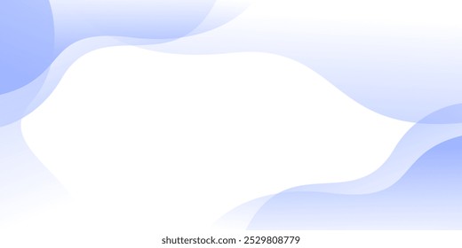 Fondo moderno de la onda sutil azul con el espacio blanco para el texto y el mensaje. Plantillas del diseño