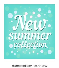 Blue  summer collection  