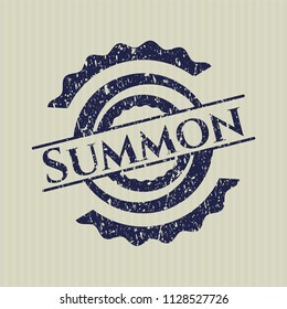 Blue Summon distressed rubber grunge texture stamp