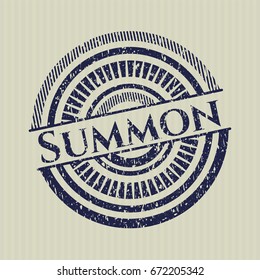 Blue Summon rubber grunge texture stamp