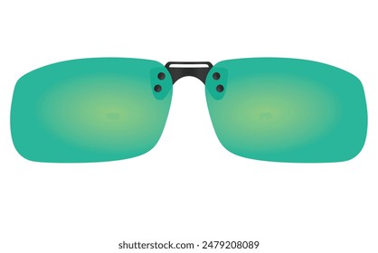 Blaue Sonnenbrille. Vektorillustration
