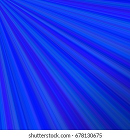 Blue sun ray background design - vector graphic from rays from the upper left corner