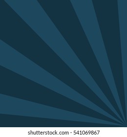 Blue sun rays background - Vector