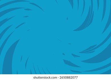 Fondo azul del sol. Ilustración vectorial