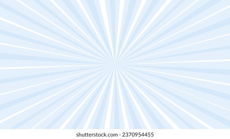 Fondo azul de la explosión del sol con rayos