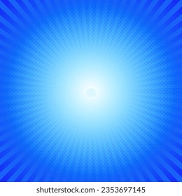 blue sunburst circus background retro