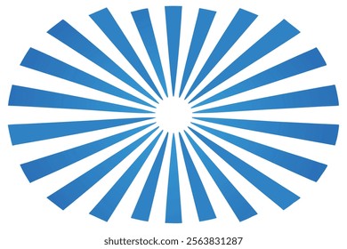 Blue Sunburst Pattern Shape - Vibrant Sunburst Background Design.This vibrant sunburst background brings depth and a modern touch to your work, making it an excellent choice for websites, banners.