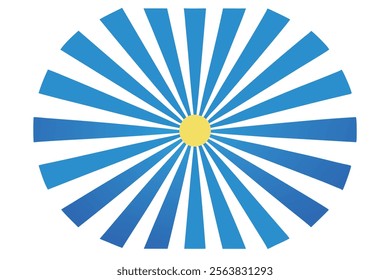 Blue Sunburst Pattern Shape - Vibrant Sunburst Background Design.This vibrant sunburst background brings depth and a modern touch to your work, making it an excellent choice for websites, banners.