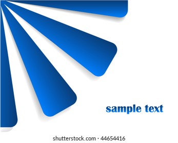 Blue sunburst vector with place for your text
