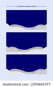BLUE SUNRAYS PROMOTION BANNER BACKGROUND