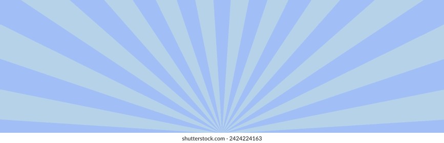 Blaue Sonnenaufgangsblume, Linien, Hintergrund, helles