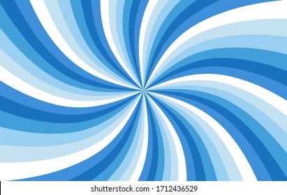 Blue sunshine background vector. Abstract sunburst wallpaper for business website. banner social media advertising. 