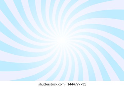 Blue sunshine colorful vector background. Abstract sunburst design wallpaper for template business social media advertising. comic backdrop. 