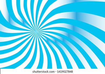 Blue sunshine vector background. Abstract sunburst wallpaper for template,banner social media advertising, website business design. 
